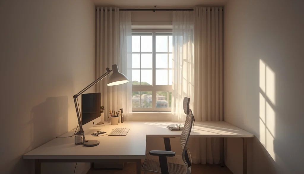 Study Room Design in Nagpur 2 Bedroom corner converted into a practical study nook