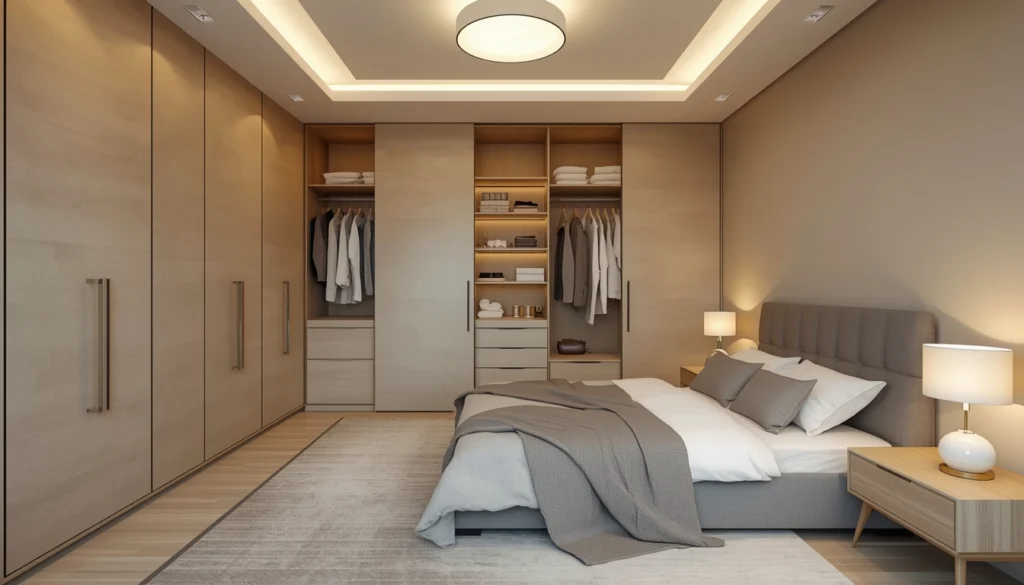 House Renovation Contractor in Nagpur 3 Bedroom with built in wardrobe storage after renovation