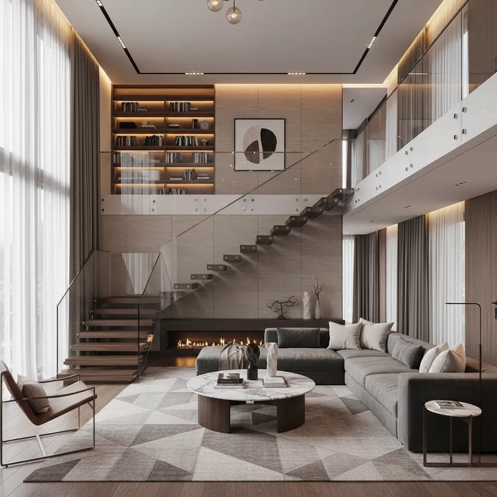Duplex House Interior Design in Nagpur
