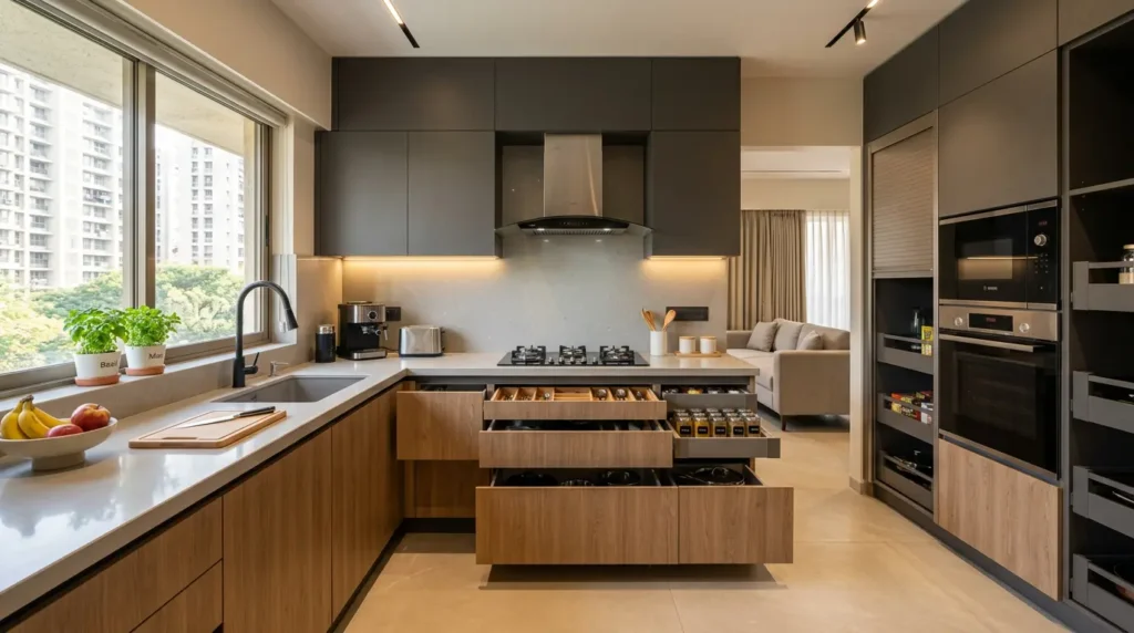 Interior Design Cost Per Square Foot in Nagpur 3 Nagpur modular kitchen and wardrobe interior design