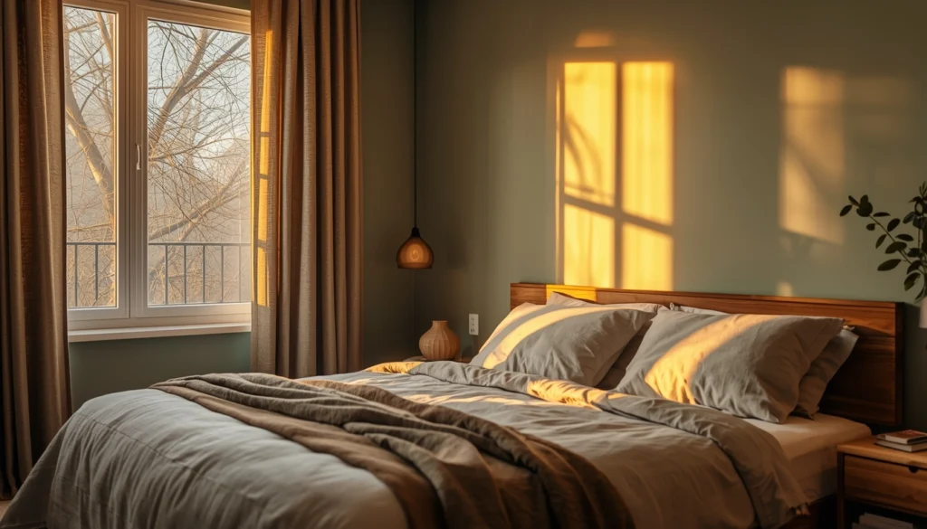 Right Wall Colours for Nagpur Homes 1 Sage green bedroom in soft morning sunlight