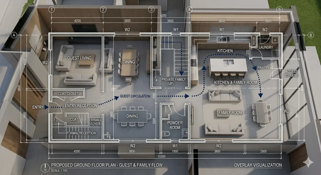Best Residential Interior Designer in Yavatmal 4 3D architectural visualization and spatial planning for Yavatmal homes