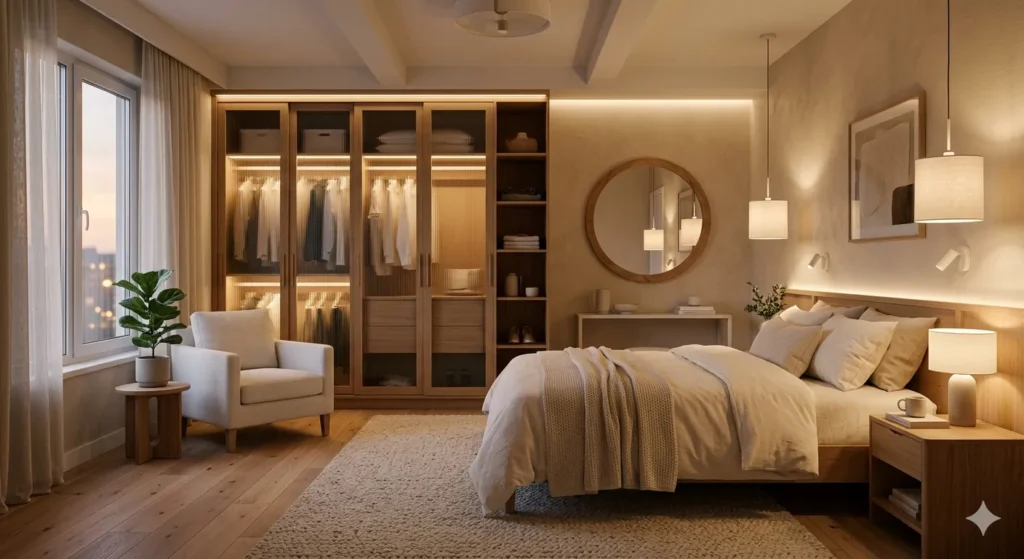 Bedroom renovation and interior design in Yavatmal