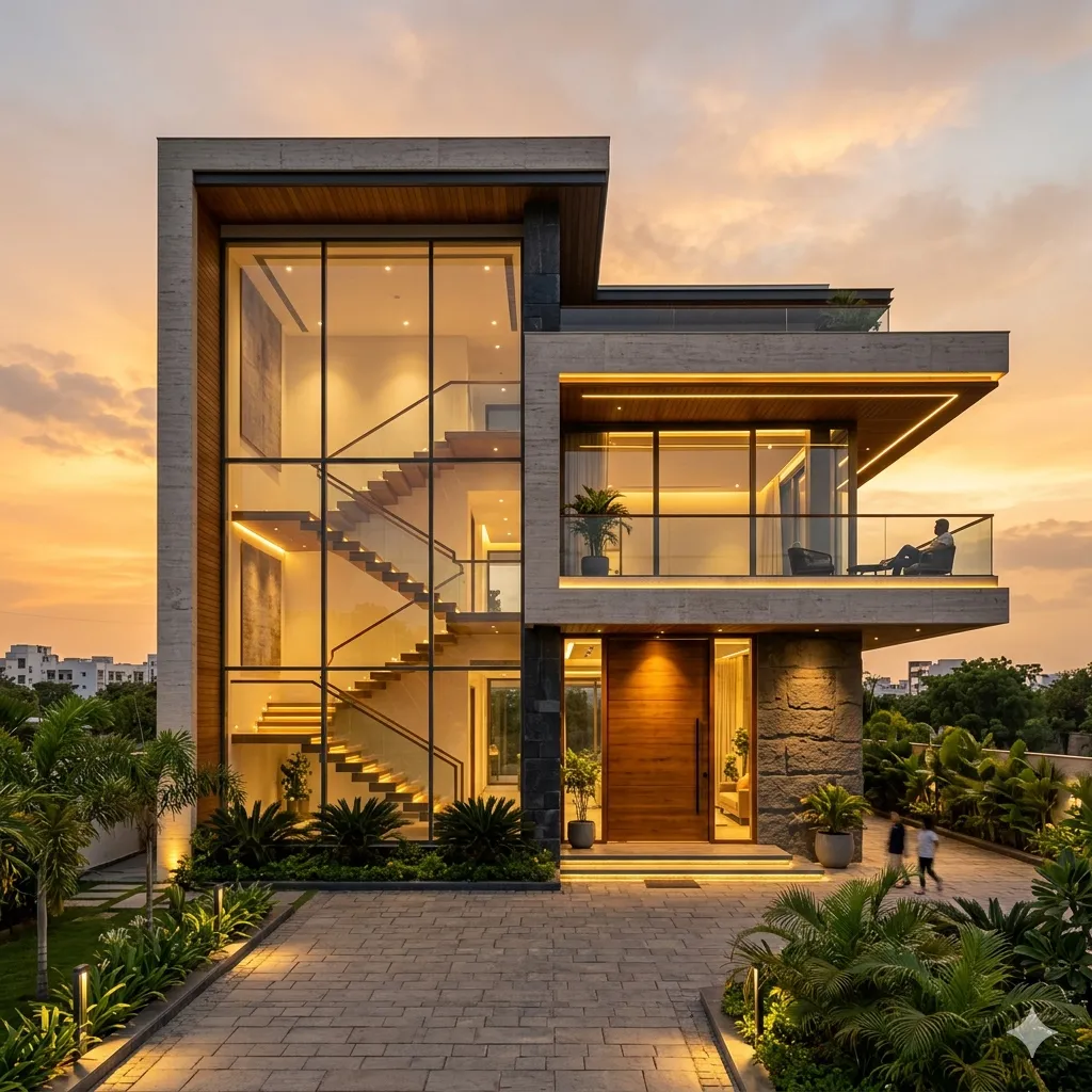 Best Duplex House Plans in Kokapet Hyderabad