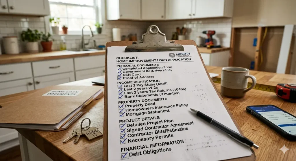 Home Renovation Loan Guide for Nagpur 2 Checklist of bank documents required for a home improvement loan application