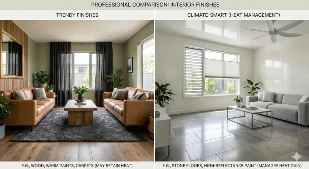 Climate responsive vs. generic interior design in Vidarbha