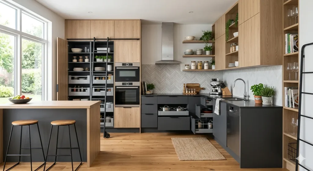 Renovation Services in Gandhibagh Nagpur 2 Compact kitchen renovation in Gandhibagh home