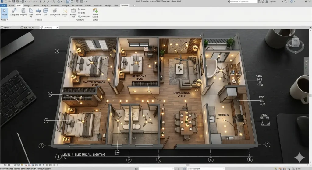 Best Residential Designers in Wani 3 Comprehensive 3D interior design presentation for residential projects