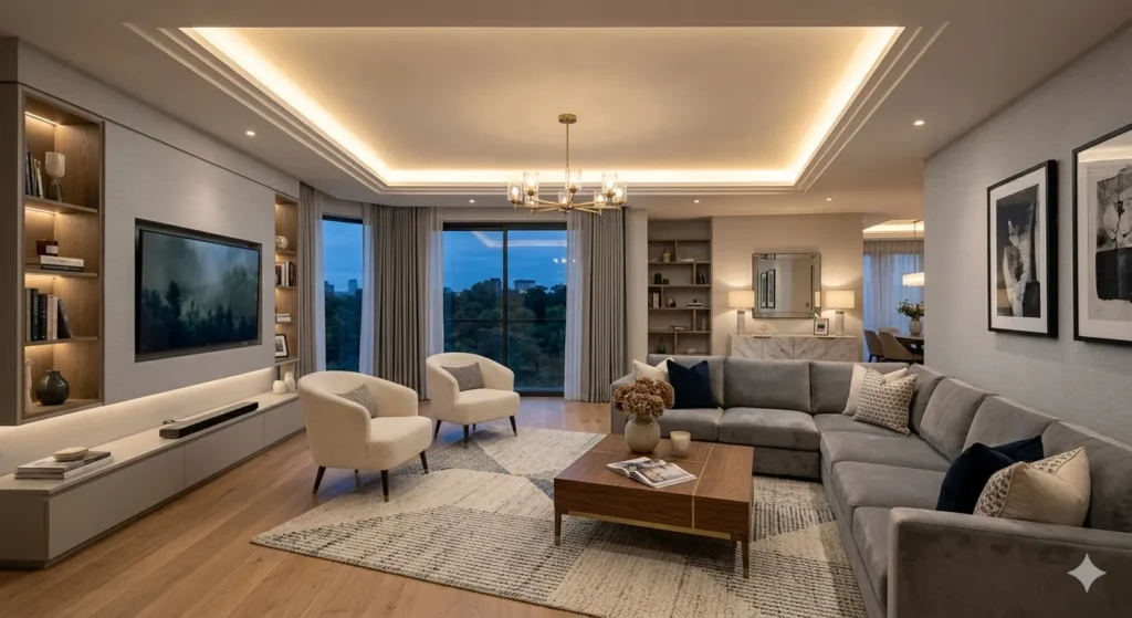 Best Renovation Services in Dhantoli Nagpur 1 Drawing room renovation in Dhantoli Nagpur
