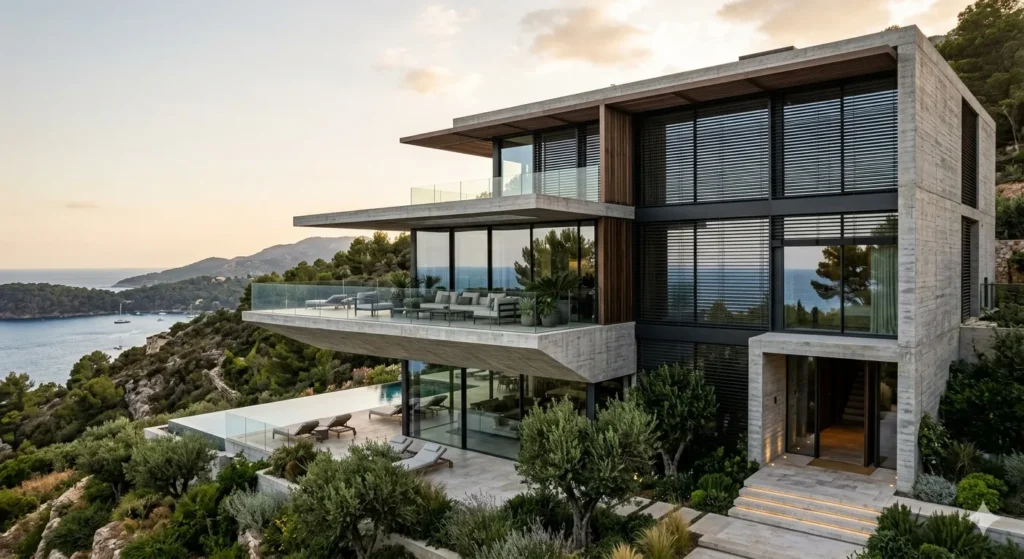 Elite modern villa architecture in Kokapet Hyderabad