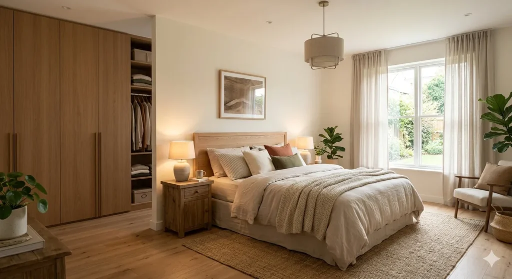 Full bedroom interior setup in Pusad