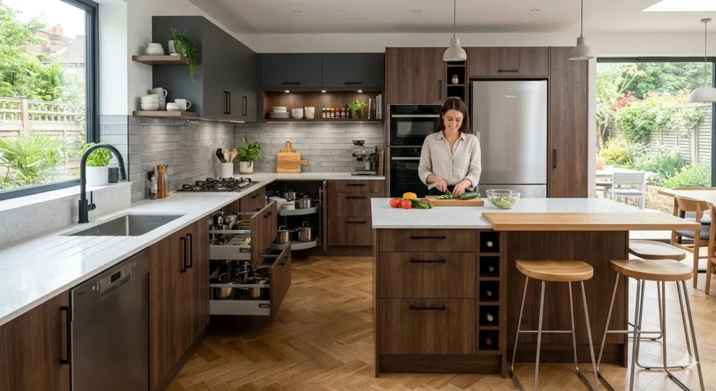 Residential Interior Designers in Amravati 2 Functional kitchen design in Amravati house