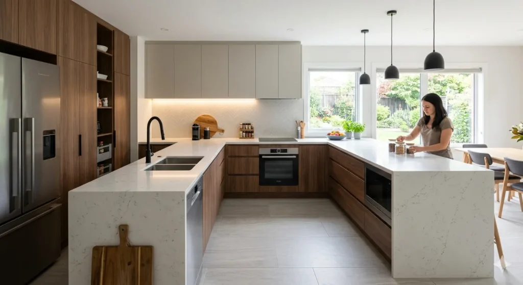 Kitchen renovation design for Pusad home