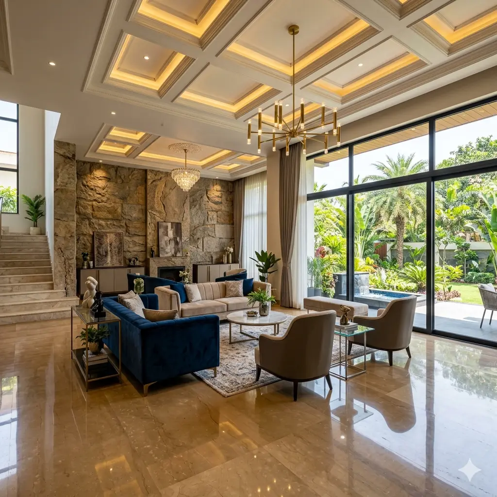 Luxury Bungalow Interiors in Pusad