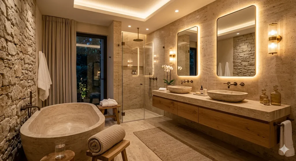 Luxury bathroom interior design in Pusad