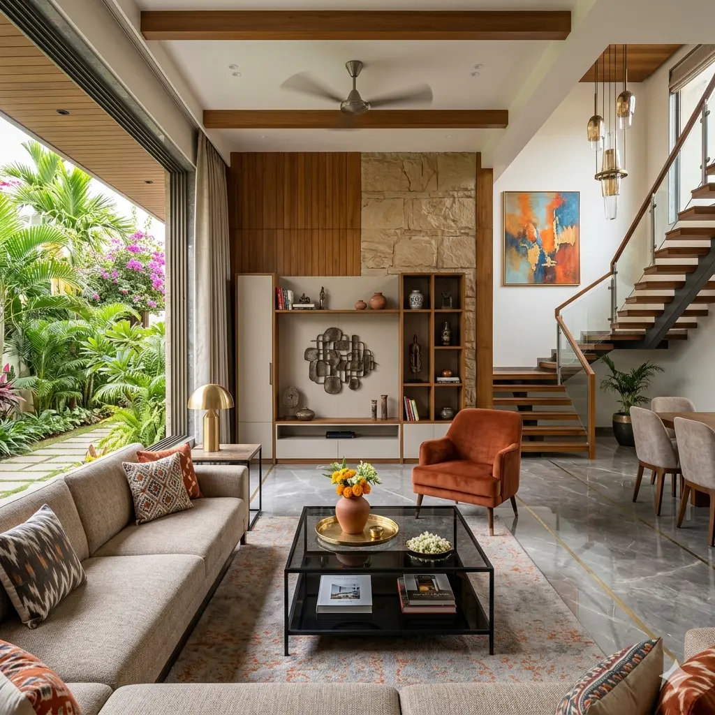 Modern Flat Interiors in Manewada Nagpur 3 Modern Flat Interiors in Manewada Nagpur
