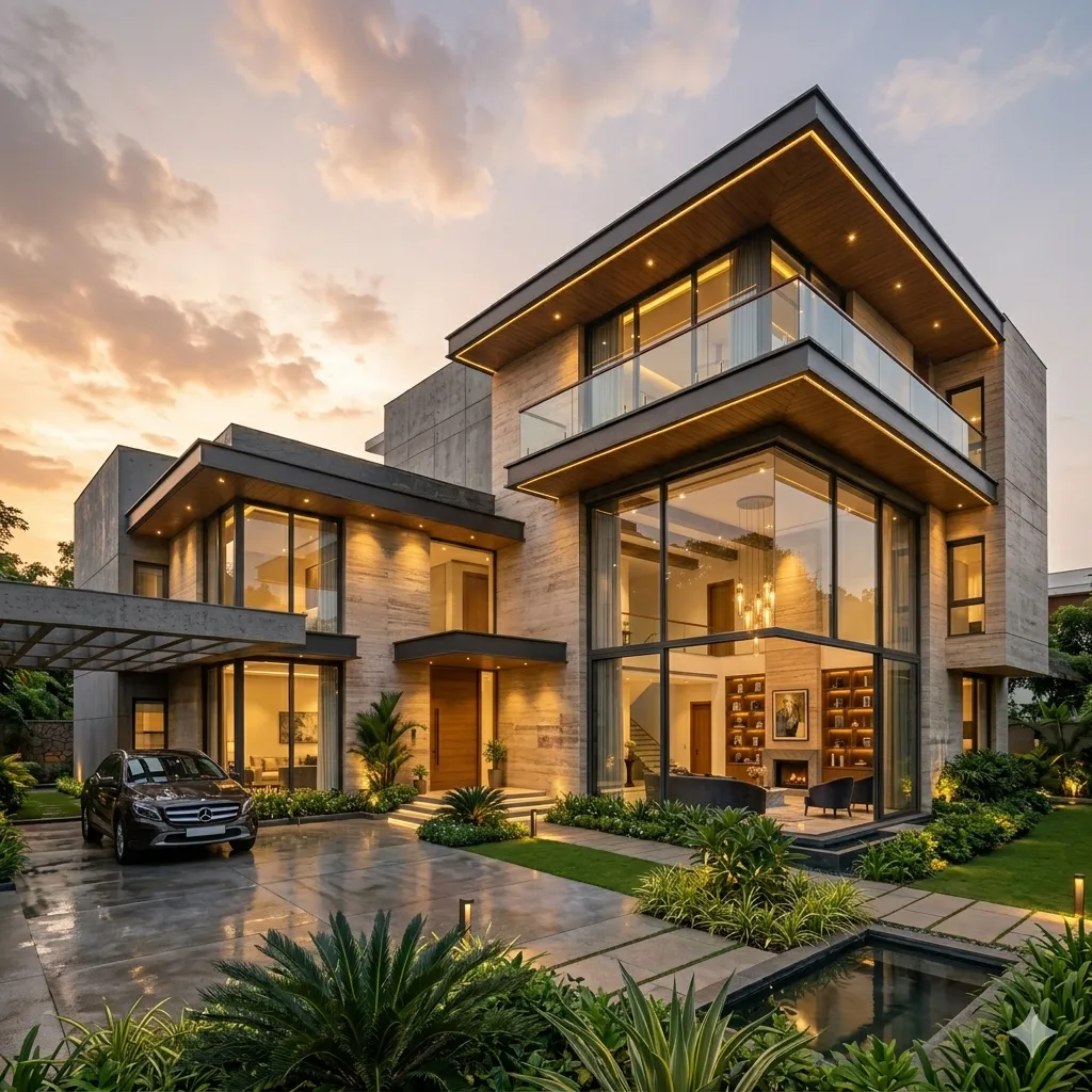 Modern House Architects in Gachibowli Hyderabad
