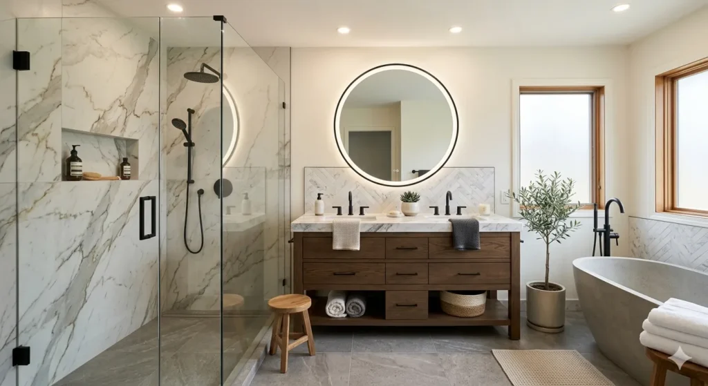 Top Best Renovation Contractors in Nagpur 4 Modern bathroom renovation in Nagpur