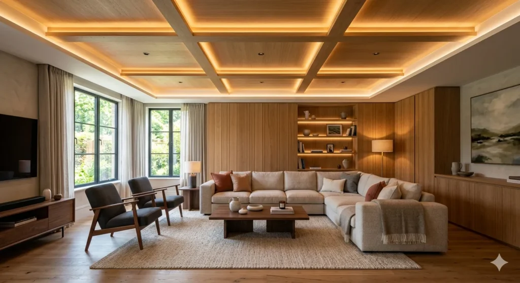 Modern drawing room interior design in Wardha