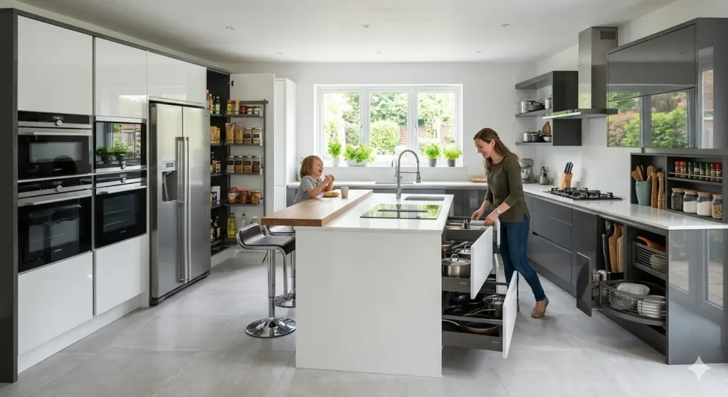 Modern modular kitchen design for Umarkhed homes