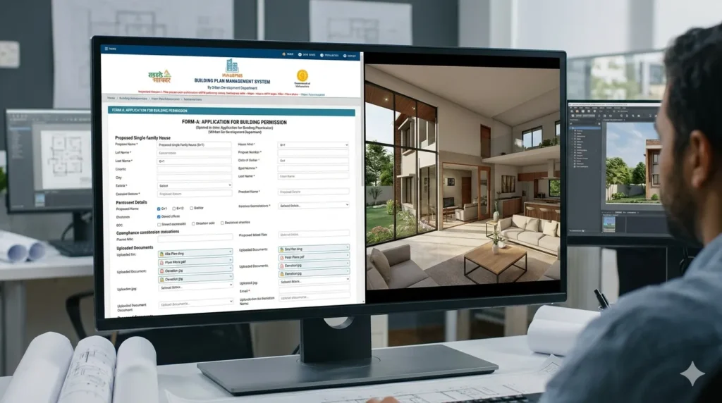 Top Architects for Homes in Arni 4 Online building plan approval vs. 3D architectural walkthrough
