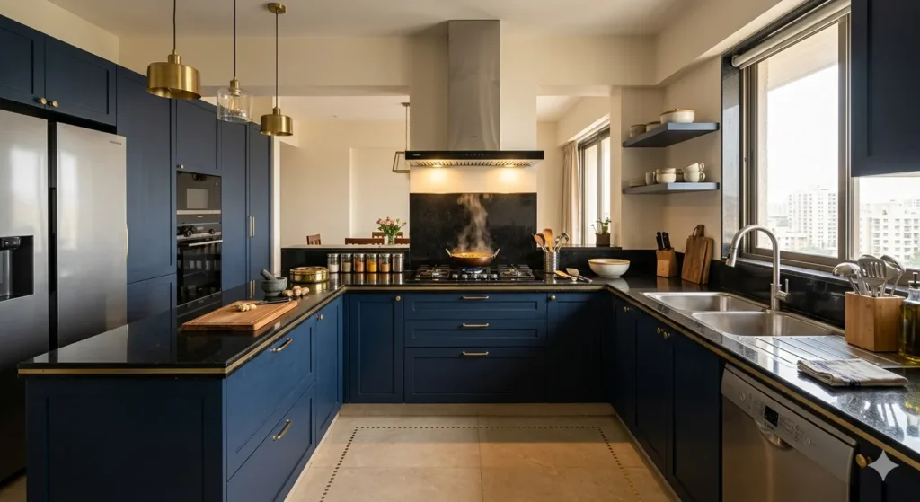 Optimized modular kitchen design for Yavatmal households
