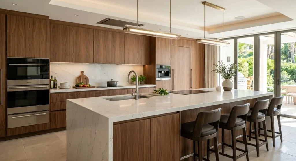 Premium island kitchen design for luxury Vidarbha bungalows