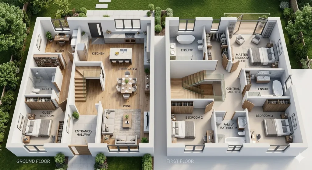 Top Home Architects in Amravati 3 Smart residential floor planning in Amravati homes