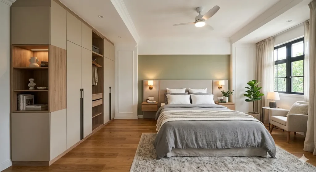 Renovation Services in Gandhibagh Nagpur 3 Space saving bedroom interior in central Nagpur