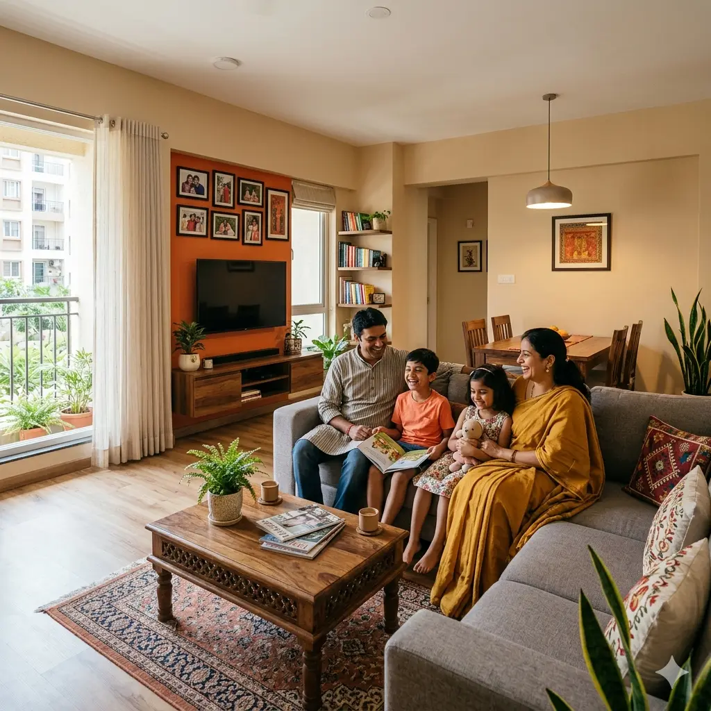 Township Flat Interior Design in Jamtha Nagpur 3 Township Flat Interior Design in Jamtha Nagpur