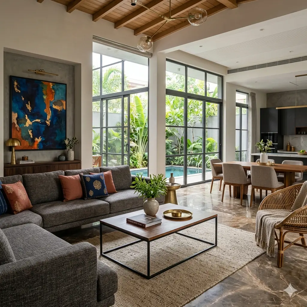 Villa Interior Design in Shankarpur Nagpur 5 Villa Interior Design in Shankarpur Nagpur