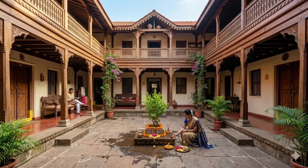 Renovation Services in Ganesh Peth Nagpur 4 Wada renovation with preserved courtyard in Nagpur