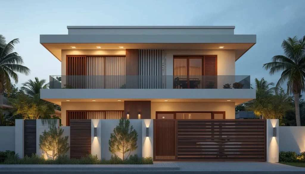 Duplex Design Architects in Ner Parsopant 2 Concrete Glass Contemporary Duplex