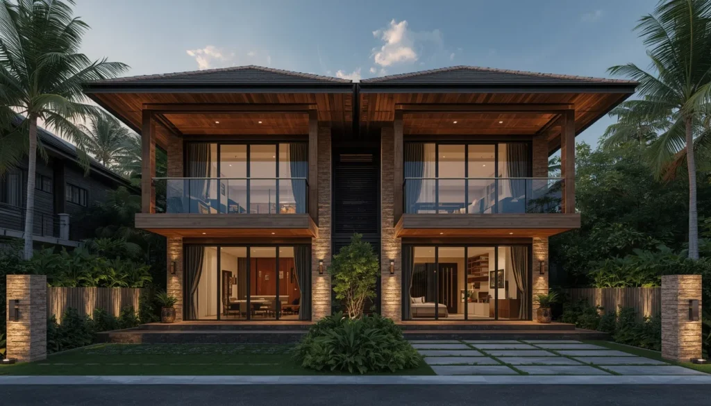 Dream Duplex with Elegant Modern Aesthetics