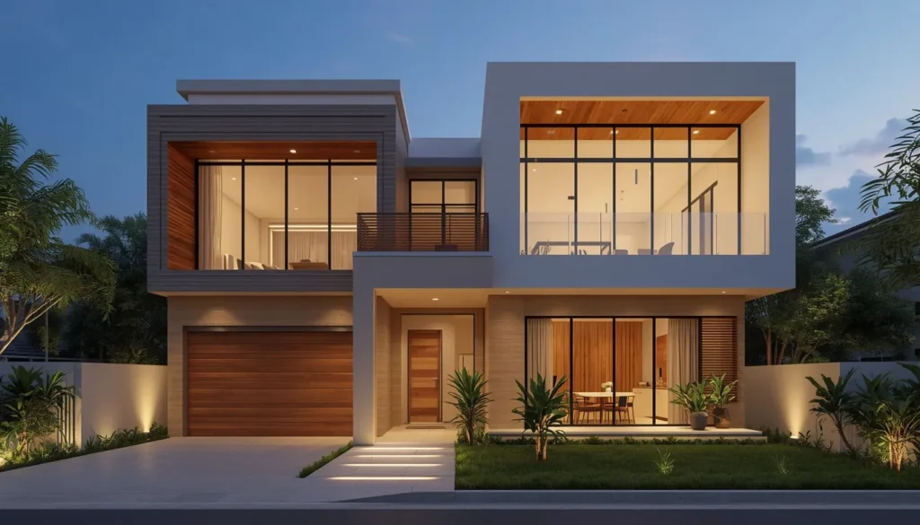 Dream Duplex with Elegant Modern Architecture