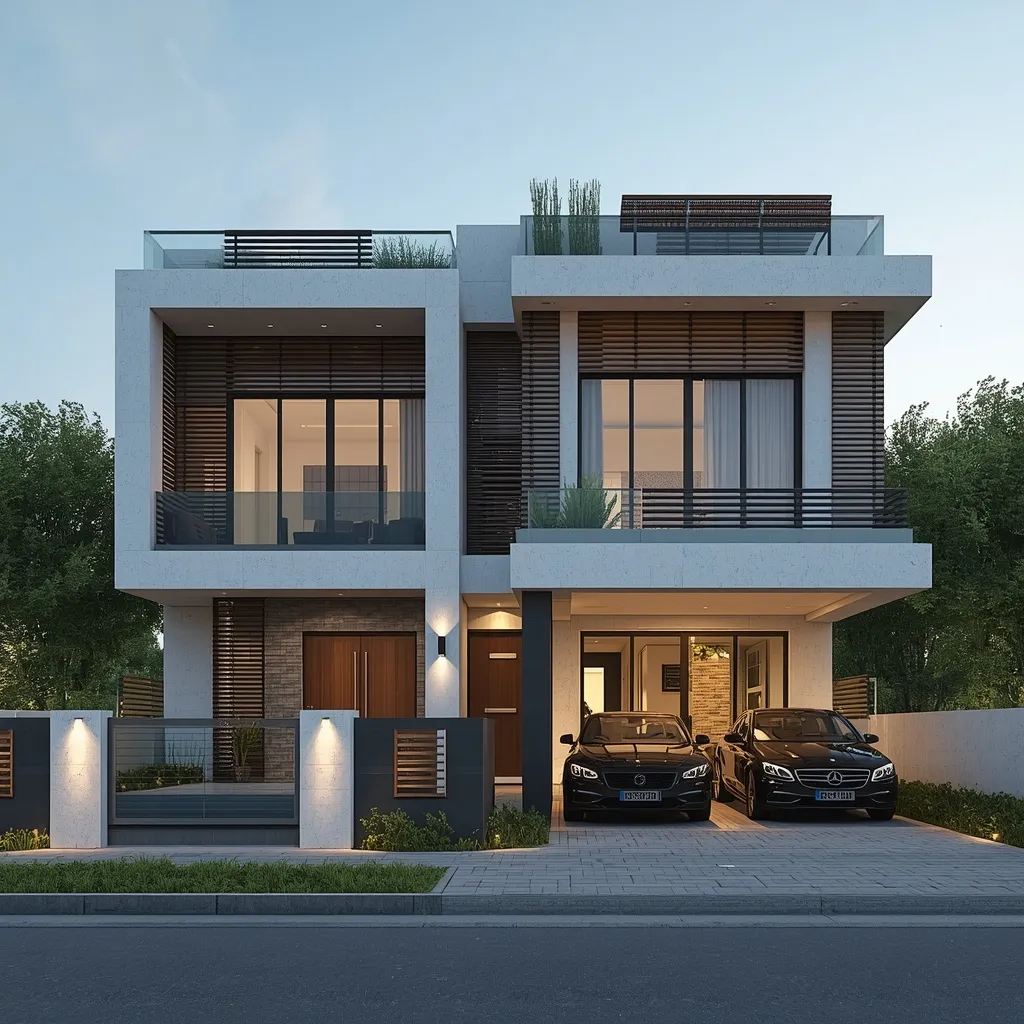 Pro Building Layout Architects Adilabad 2 Elegant Modern Duplex with Resort Style Elements