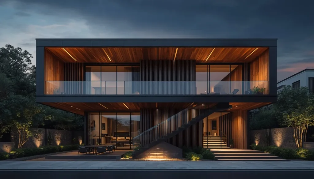 Futuristic Contemporary Duplex Design