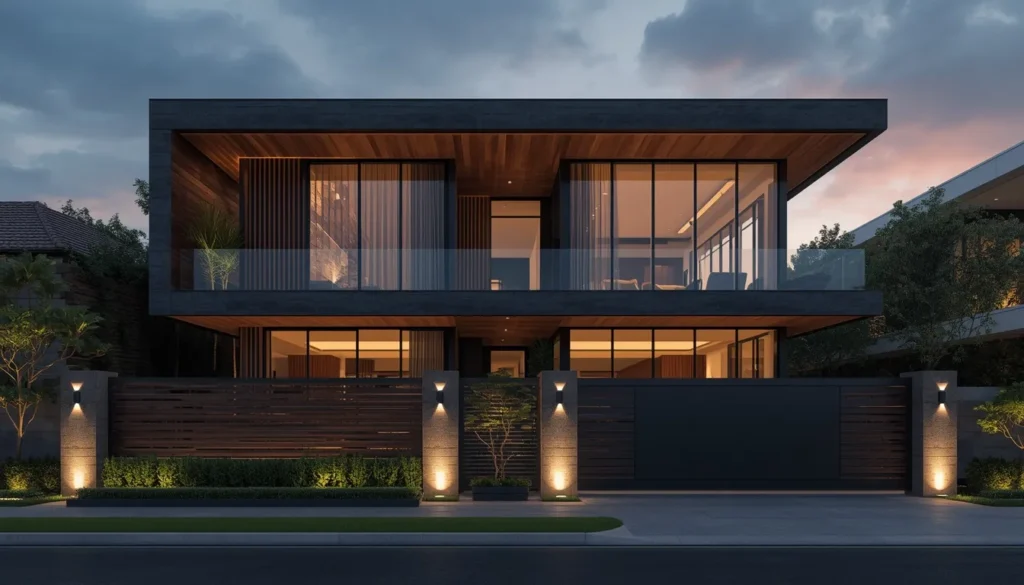 Futuristic Luxury Duplex Exterior 1