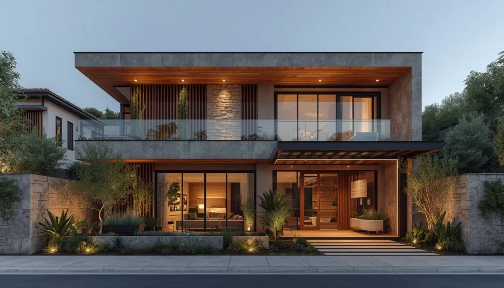 Elite Modern House Architects in Wani 3 Futuristic Modern Duplex Villa Design