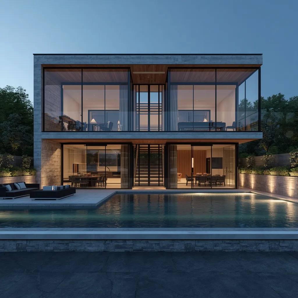 Luxury Contemporary Glass House