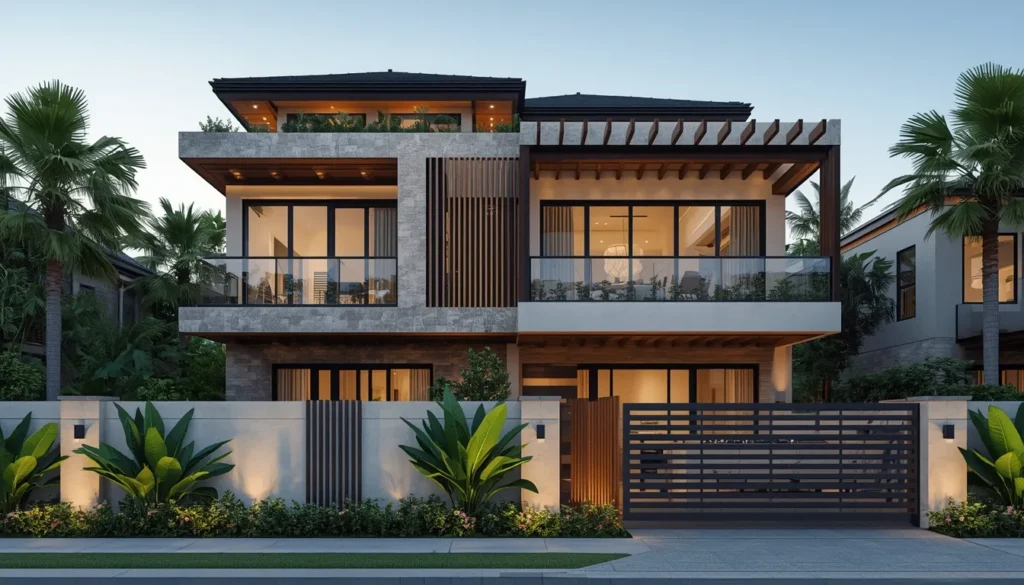 Best Duplex House Architects in Pusad 2 Modern Contemporary Duplex with Warm Luxury Finish