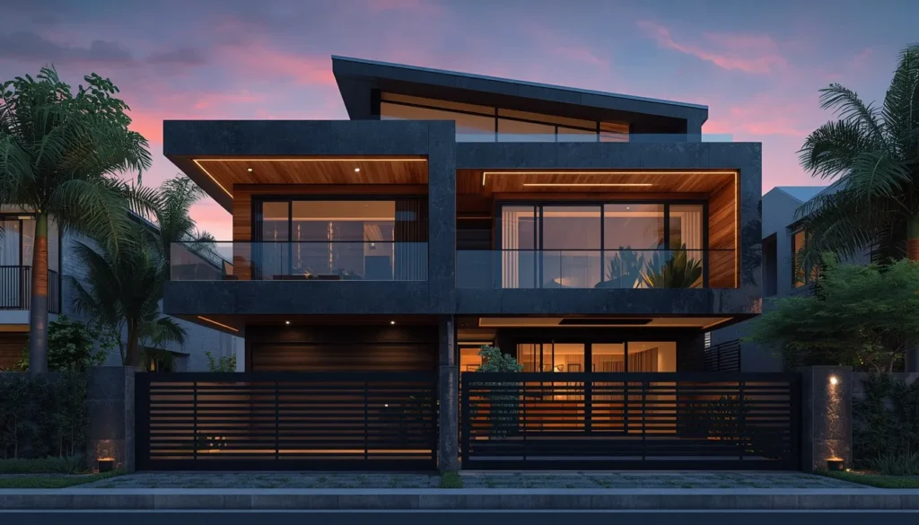 Modern Tropical Luxury Duplex House