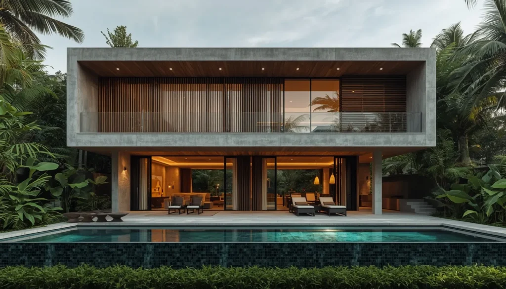 Modern Villa Architects in Ner Parsopant 4 Modern Tropical Luxury Duplex Villa