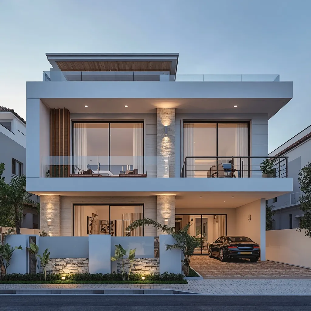 Modern Villa Architects in Ner Parsopant