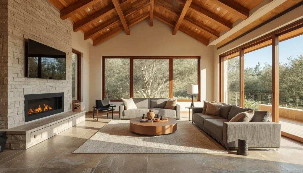 Modern living room interior design