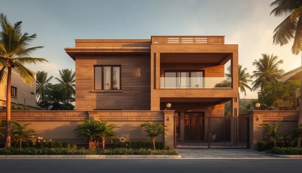 Modern luxury duplex house design in Umarkhed