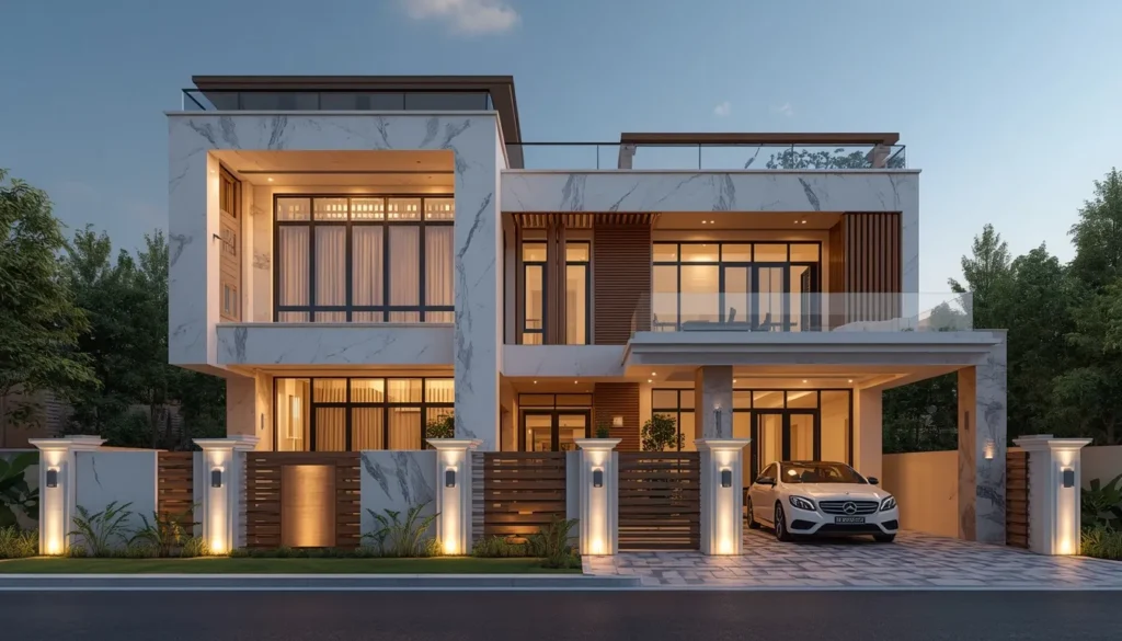 Elite Modern House Architects in Wani 1 Premium Contemporary Duplex with Royal Appeal