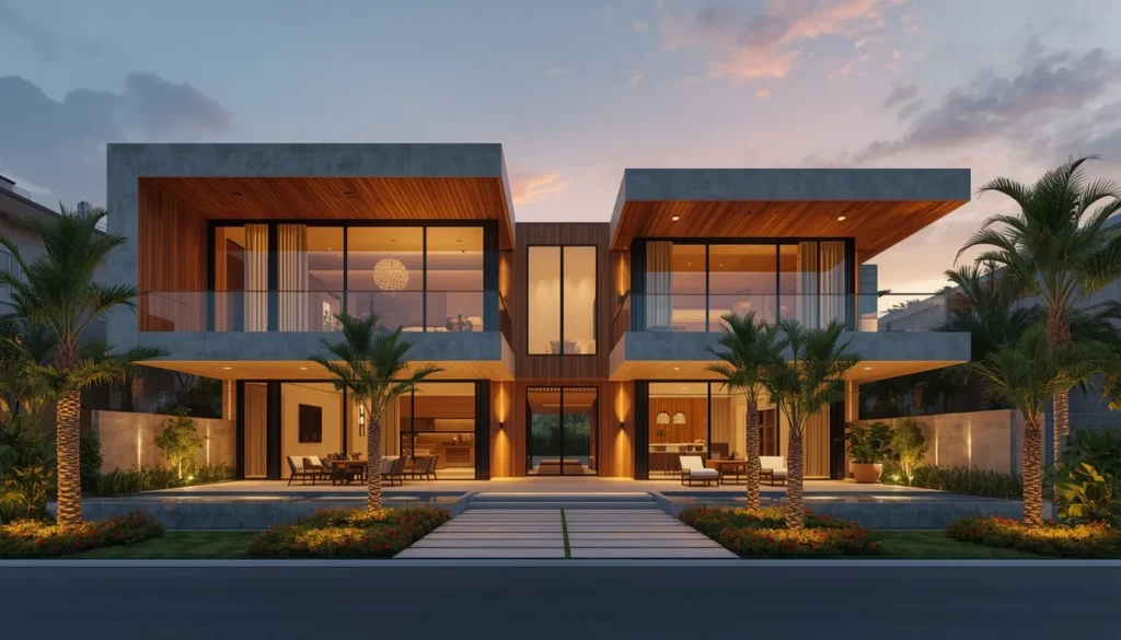 Modern Villa Architects in Ner Parsopant 2 Ultra Luxury Contemporary Duplex Mansion