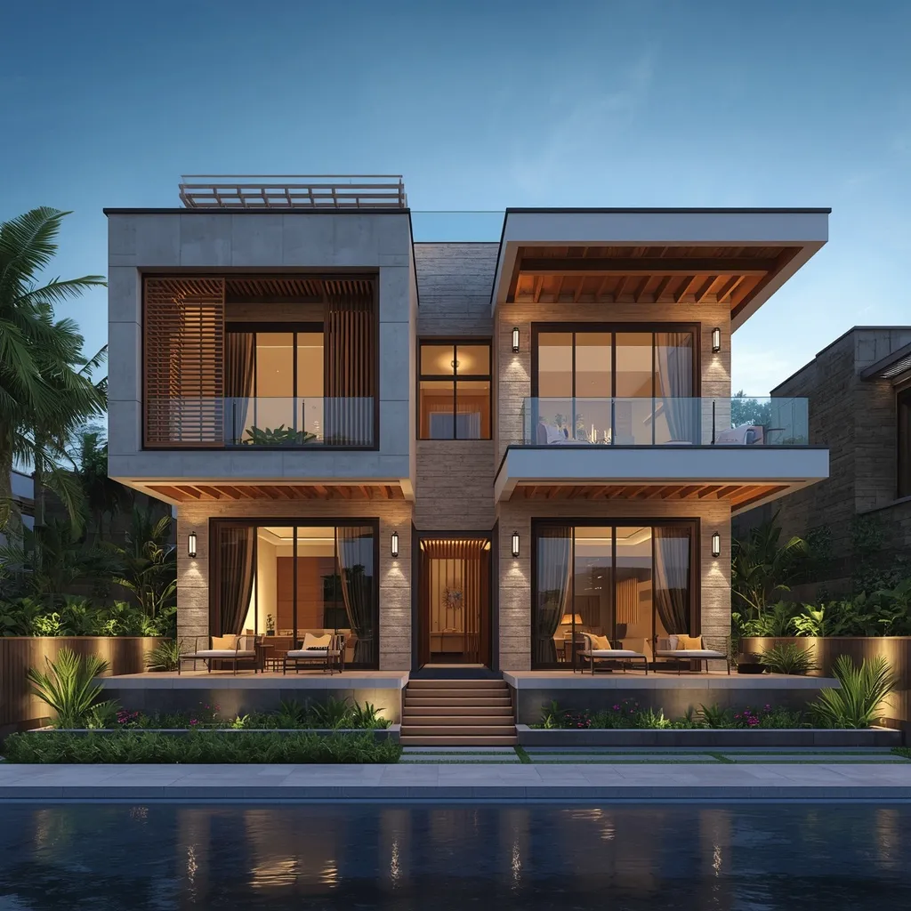 Ultra Luxury Contemporary Duplex Mansion 5